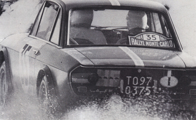 Pat Moss-Carlsson - Elizabeth Nyström
38º Rallye Automobile de Monte-Carlo 1969. Lancia Fulvia 1.3 Coupé HF (TO 970375). Clasificada 6ª y 1ª en copa de damas.

Del 17 al 24 de Enero, Monte-Carlo.
Superficie: asfalto - nieve.

El Rally tenia un total de 225.00 km cronometrados.

Se inscribieron 211 equipos, tomaron la salida 183, finalizaron 44.@
Palabras clave: Pat_Moss-Carlsson;Elizabeth_Nyström;Lancia;Montecarlo;1969;mujeres;Womens