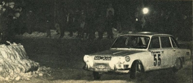 Jean-Louis Barailler - Jean-Philippe Fayel
38º Rallye Automobile de Monte-Carlo 1969. Triumph 2500 Pi (9418 RJ 06). Clasificado 8º.

Del 17 al 24 de Enero, Monte-Carlo.
Superficie: asfalto - nieve.

El Rally tenia un total de 225.00 km cronometrados.

Se inscribieron 211 equipos, tomaron la salida 183, finalizaron 44.@
Palabras clave: Triumph;Montecerlo;1969