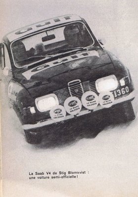 Stig Blomqvist - Björn Moreus
20º Rally Suecia 1969. Saab 96 V4. Clasificado 8º.@
Palabras clave: Stig_Blomqvist;Suecia;nieve;Saab;1969