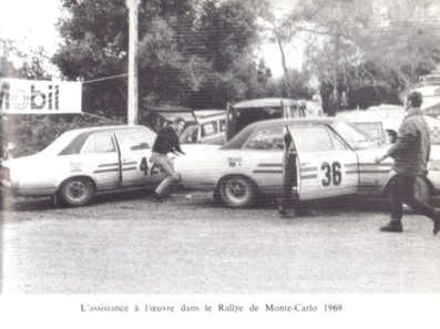 38º Rallye Automobile Monte-Carlo 1969
36# Opel Commodore GS/E (455 AE 92) de Henri Greder - André Vigneron, clasificado 9º.

42# Opel Commodore GS/E (454 AE 92) de Marie-Claude Charmasson (Beaumont) - Christine Brilliard, clasificada 15ª y 2ª en Copa de Damas.

Del 17 al 24 de Enero, Monte-Carlo.
Superficie: asfalto - nieve.

El Rally tenia un total de 225.00 km cronometrados.

Se inscribieron 211 equipos, tomaron la salida 183, finalizaron 44.@
Palabras clave: ;Opel;Commodore;Montecarlo;1969;mujeres;Womens
