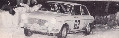 Giorgio Pianta - Emilio Paleari
38º Rallye Automobile de Monte-Carlo 1969. Autobianchi Primula Coupé (MI 642475). Clasificado 10º.

Del 17 al 24 de Enero, Monte-Carlo.
Superficie: asfalto - nieve.

El Rally tenia un total de 225.00 km cronometrados.

Se inscribieron 211 equipos, tomaron la salida 183, finalizaron 44.@
Palabras clave: ;Montecarlo;Autobianchi;Primula;1969