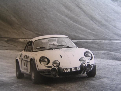Serge Laurent - Gérard Milani
30º Rally Coupe del Alpes 1969, Renault-Alpine A110, Clasificado 20º@
Palabras clave: Renault;Alpine;Alpes;1969