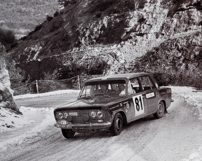 Giuseppe Ceccato - Helmut Eisendle
38º Rallye Automobile de Monte-Carlo 1969. Fiat 124 (VI 157115). Clasificado 21º.

Del 17 al 24 de Enero, Monte-Carlo.
Superficie: asfalto - nieve.

El Rally tenia un total de 225.00 km cronometrados.

Se inscribieron 211 equipos, tomaron la salida 183, finalizaron 44.@
Palabras clave: Fiat;Montecarlo;1969;nieve