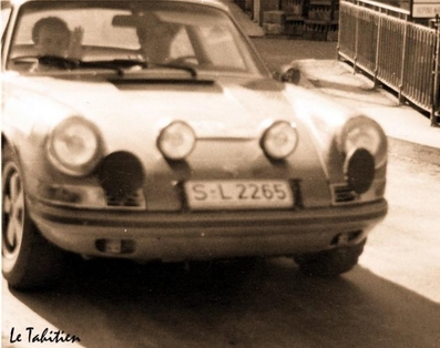 Victor (Vic) Elford - David Stone
38º Rallye Automobile de Monte-Carlo 1969. Porsche 911 S (S-L 2265). Clasificado 28º.

Del 17 al 24 de Enero, Monte-Carlo.
Superficie: asfalto - nieve.

El Rally tenia un total de 225.00 km cronometrados.

Se inscribieron 211 equipos, tomaron la salida 183, finalizaron 44.@
Palabras clave: ;Porsche;Montecarlo;1969