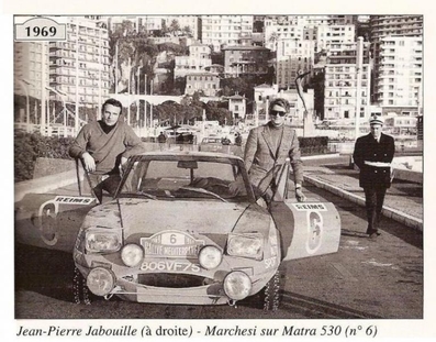 Jean-Pierre Jabouille - Peter Marchesi
38º Rallye Automobile de Monte-Carlo 1969.

En este Monte-Carlo se celebró otra competición paralela (mismo recorrido) llamada 