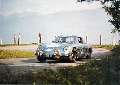 André Beaucaire - Jacques Colombo
30º Coupe des Alpes 1969. Alpine-Renault A110 1300. Abandonó.

Del 1 al 6 de Octubre, Marseille - Evian - Juan les Pins, Francia.
Superficie: asfalto.

Tomaron la salida 66 equipos, finalizaron 25.@
Palabras clave: Renault;Alpes;1969;Alpine