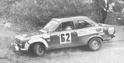 Robert Satta - Jacques Perrotin
30º Coupe des Alpes 1969. Ford Escort Twin Cam. Abandonó, desconocemos el motivo.

Del 1 al 6 de Septiembre, Marseille - Evian - Juan les Pins.
Superficie: asfalto.

Desconocemos de cuantos kilómetros constaba la prueba tanto totales como cronometrados.

Tomaron la salida 66 equipos, finalizaron 25.@
Palabras clave: Ford;Escort;Alpes;1969