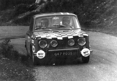 Nasi - Defert 
30º Coupe des Alpes 1969. Renault 8 Gordini (647 PD 25). Abandonó por accidente.

Del 1 al 6 de Octubre, Marseille - Evian - Juan les Pins, Francia.
Superficie: asfalto.

Tomaron la salida 66 equipos, finalizaron 25.@


Palabras clave: Renault;Alpes;1969