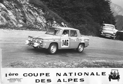 Jean Sialelli (Sial) - Joseph Cotoni
30º Coupe des Alpes 1969. Renault 8 Gordini (6044 QV 77). Desconocemos el resultado final de su participación.

Del 1 al 6 de Septiembre, Marseille - Evian - Juan les Pins.
Superficie: asfalto.

Desconocemos de cuantos kilómetros constaba la prueba tanto totales como cronometrados.

Tomaron la salida 66 equipos, finalizaron 25.@
Palabras clave: Renault;Alpes;1969