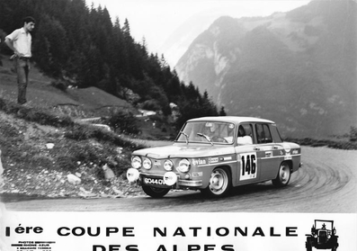 Jean Sialelli (Sial) - Joseph Cotoni
30º Coupe des Alpes 1969. Renault 8 Gordini (6044 QV 77). Desconocemos el resultado final de su participación.

Del 1 al 6 de Septiembre, Marseille - Evian - Juan les Pins.
Superficie: asfalto.

Desconocemos de cuantos kilómetros constaba la prueba tanto totales como cronometrados.

Tomaron la salida 66 equipos, finalizaron 25.@
Palabras clave: Renault;Alpes;1969