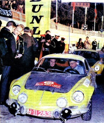 Atanas Agura - Atanas Taskov
38º Rallye Automobile de Monte-Carlo 1969. Bulgaralpine A110 1300 (Y 11283). Abandonó.

Del 17 al 24 de Enero, Monte-Carlo.
Superficie: asfalto - nieve.

El Rally tenia un total de 225.00 km cronometrados.

Se inscribieron 211 equipos, tomaron la salida 183, finalizaron 44.@
Palabras clave: Alpine;Renault;Bulgaralpine;Montecarlo;Parque_Cerrado;1969