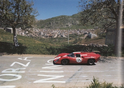 Herbert Müller - Jo Bonnier, 
60º Targa Florio 1969. Lola T70 MkIIIB Chevrolet. No acabò (DNF).@
Palabras clave: Lola;Chevrolet;Targa_Florio;1969