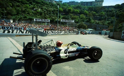 Jo Siffert
Lotus-Ford 49B
Rob Walker Racing Team
GP Monaco 1969
(Author photo unknown)
Palabras clave: Monaco;1969;Lotus;Ford