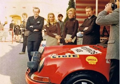 Björn Waldegård - Lars Helmér
39º Rallye Automobile de Monte-Carlo 1970. Porsche 911 S (S-T 5704). Clasificado 1º.

Del 16 al 24 de Enero, Monte Carlo.
Superficie: asfalto - nieve

El Rally constaba de un total de 405.50 km cronometrados.

Se inscribieron 232 equipos, tomaron la salida 184, finalizaron 77.@
Palabras clave: Bjorn_Waldegard;Lars_Helmér;Porsche;Montecarlo;1970;Personajes