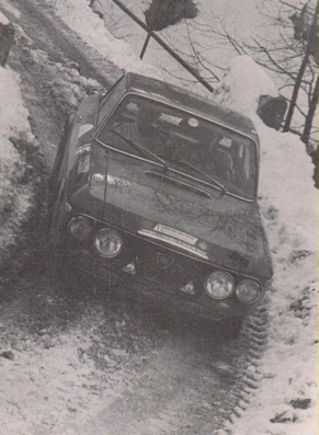 Harry Källström - Gunnar Häggbom
1º Sanremo-Sestriere - Rally d'Italia 1970. Lancia Fulvia 1.6 Coupé HF (TO B79056). Clasificado 2º.

Del 4 al 8 de Marzo, Sanremo, Sestriere, Italia.
Superficie: asfalto

El Rally constaba de 2 etapas y un total de 269.00 km cronometrados divididos en 32 tramos especiales. (6 de ellos fueron cancelados SS6 Cantarana - Passo Prale de 6 km, SS15 Monforte d´Alba - Gallo d´Alba de 3 km, SS17 Valle - Saliceto, km?, SS26 Langan - Vignai, km?, SS27 Passo maro - Ville S.Pietro, km?, SS29 Pradeboni - Peveragno, km?).

Tomaron la salida 134 equipos, finalizaron 15.@
Palabras clave: ;Sanremo;Italia;Lancia;Fulvia;1970;Nieve