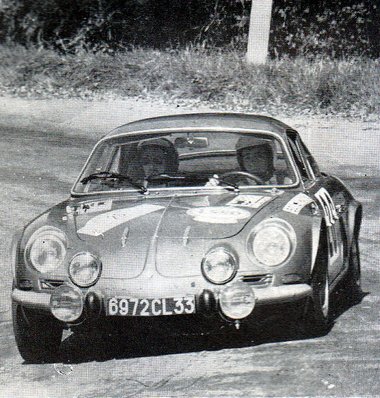 Marc Etchebers - Enrique Sauto
Rally Bayonne 1970, Renault-Alpine A110 1600, Clasificado 3º@
Palabras clave: Marc_Etchebers;Renault;Alpine;Bayonne;1970