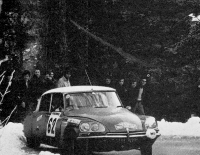 Jean-Luc Salomon - Saintigny
39º Rallye Automobile de Monte-Carlo 1970. Citröen DS 21 (5955 VV 75). Clasificado 45º.

Del 16 al 24 de Enero, Monte Carlo.
Superficie: asfalto - nieve

El Rally constaba de un total de 405.50 km cronometrados.

Se inscribieron 232 equipos, tomaron la salida 184, finalizaron 77.@
Palabras clave: Citroen;DS21;Montecarlo;1970;Nieve
