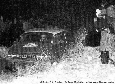 Jean-Luc Salomon - Saintigny
39º Rallye Automobile de Monte-Carlo 1970. Citröen DS 21 (5955 VV 75). Clasificado 45º.

Del 16 al 24 de Enero, Monte Carlo.
Superficie: asfalto - nieve

El Rally constaba de un total de 405.50 km cronometrados.

Se inscribieron 232 equipos, tomaron la salida 184, finalizaron 77.@
Palabras clave: Citroen;DS21;Montecarlo;1970;Nieve