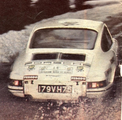 Guy Chasseuil
Rally Neige et Glace 1970, Porsche 911 S, Retirado@
Palabras clave: ;Neige-et_Glace;Porsche;1974;Nieve
