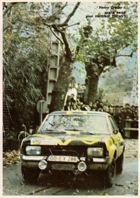 Henri E. Greder 
14º Rally Cévennes 1970, Opel Commodore@
Palabras clave: Henri_Greder;Opel;Commodore;1970;Criterium_Cévennes