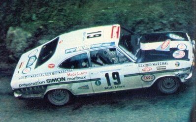 Jean Ragnotti - Pierre Thimonier
14º Criérium des Cévennes 1970, Opel Kadett@
Palabras clave: Jean_Ragnotti;Pierre_Thimonier;Criterium_Cévennes;Opel;Kadett;1970