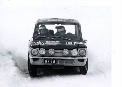 Markku Alén - Juhani Toivonen 
Hankirally 1970. Sunbeam IMP.
Palabras clave: Markku_Alen;Sunbeam;nieve;Hankirally;1970