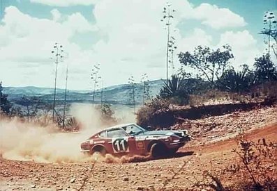 Edgar Herrmann - Hans Schüller
19º East Africa Safari Rally 1971. Datsun 240Z (TKS33SA1223). Clasificado 1º.

Del 8 al 12 de Abril, Nairobi, Kenya, Africa.
Superficie: tierra.

Tomaron la salida 107 equipos, finalizaron 32.@
Palabras clave: Edgar_Herrmann;Hans_Schuller;Safari;Datsun;1971