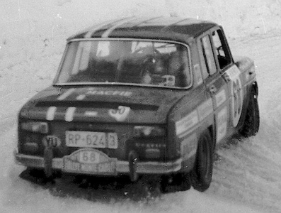Jovica Palikovic - Nenad Juranic
40º Rallye Automobile de Monte-Carlo 1971. Renault R8 Gordini (RP 624 3). Clasificado 30º.

Del 22 al 29 de Enero, Monte-Carlo.
Superficie: asfalto - nieve con 455,90 km cronometrados divididos en 17 tramos especiales.
Para el tramo final, Col des Banquettes - Col de la Madonne de Gorbio de 28.00 km calificaron 60 equipos, a partir de la posición 23 los equipos fueron clasificados oficialmente hasta el 30.
Se inscribieron 282 equipos, tomaron la salida 224, finalizaron 30.@
Palabras clave: Renault;Gordini;Montecarlo;1971;nieve