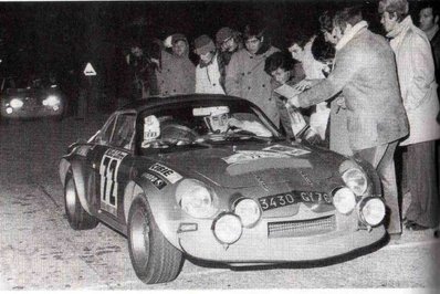 Jean-Claude Andruet - Michèle Espinos-Petit (Biche)
15º Critérium International des Cévennes 1971. Alpine-Renault A110 1800 (3430 GY 76). Abandonó por razones personales.

Del 27 al 28 de Noviembre, Montpellier.
Superficie: asfalto.

La prueba tenia un total 839.60 km de los que 315.20 km divididos en 18 tramos eran especiales.(1 de ellos fue cancelado SS9 Saint-Julien - Saint-Bresson 1 de 10.50 km).

Tomaron la salida 72 equipos, finalizaron 43.@
Palabras clave: Jean-Claude_Andruet;Criterium_Cevennes;Renault;Alpine;A110;1971