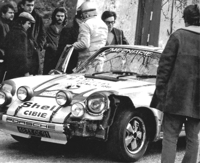 Gérard Larrousse - Jean-Claude Perramond
15º Critérium des Cévennes 1971. Porsche 911 ST 2.5 (4833 OC 91). Abandonó por accidente.

Del 27 al 28 de Noviembre, Montpellier.
Superficie: asfalto.

La prueba tenia un total 839.60 km de los que 315.20 km divididos en 18 tramos eran especiales.(1 de ellos fue cancelado SS9 Saint-Julien - Saint-Bresson 1 de 10.50 km).

Tomaron la salida 72 equipos, finalizaron 43.@
Palabras clave: ;Porsche;Criterium_Cevennes;1971