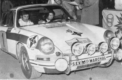 Jean Egretaud - Jean Boissonnet
8º Rallye Costa de Sol 1971. Porsche 911S (CS Racing Team). Abandonó.

Del 7 al 8 de Diciembre, Almerí­a. Coef.4,2.

El Rally tenia un total de 559,1 Km de los que 129,9 Km divididos en 12 tramos eran especiales.

Se inscribieron 83 equipos, tomaron la salida 63, finalizaron 34.
Palabras clave: Porsche;Almería;Costa_Sol;1971