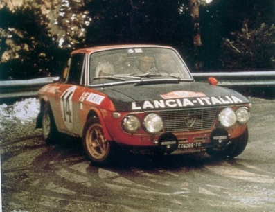 Sandro Munari - Mario Mannucci
41º Rallye Automobile de Monte-Carlo 1972. Lancia Fulvia 1.6 Coupé HF (TO E24266). Clasificado 1º.

Del 21 al 28 de Enero, Monte-Carlo.
Superficie: asfalto - nieve.

El Rally constaba de 2 etapas y 437.50 km cronometrados divididos en 16 tramos especiales.

Se inscribieron 299 equipos, tomaron la salida 264, finalizaron 40.@
Palabras clave: Sandro_Munari;Montecarlo;Lancia;1972