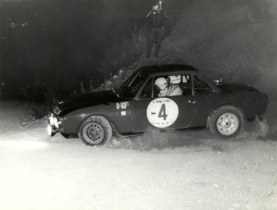 Sergio Barbasio - Piero Sodano
5º Rally dell'Isola d'Elba - 10º Trofeo Bettoja 1972. Lancia Fulvia 1.6 Coupé HF. Clasificado 2º.

Del 6 al 8 de Abril, Portoferraio.
Superficie: tierra.

El Rally tenia un total de 194.08 km cronometrados divididos en 2 etapas y 26 tramos especiales.

Tomaron la salida 107 equipos, finalizaron 27.@
Palabras clave: ;Piero_Sodano;Lancia;Elba;1972
