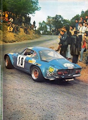 Francis Serpaggi - Félix Mariani
16º Critérium International des Cévennes 1972. Alpine-Renault A110 1600 (450 EK 20). Clasificado 3º.

Del 25 al 26 de Noviembre, Montpellier.
Superficie: asfalto.

La prueba tenia un total de 545.00 km de los que 303.00 km divididos en 12 tramos eran especiales.

Tomaron la salida 53 equipos, finalizaron 18.@
Palabras clave: Francis_Serpaggi;Felix_Mariani;Criterium_Cevennes;Renault;Alpine;1972