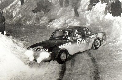 Sergio Barbasio - Piero Sodano
41º Rallye Automobile de Monte-Carlo 1972. Lancia Fulvia 1.6 Coupé HF (TO B99805). Clasificado 6º.

Del 21 al 28 de Enero, Monte-Carlo.
Superficie: asfalto - nieve.

El Rally constaba de 2 etapas y 437.50 km cronometrados divididos en 16 tramos especiales.

Se inscribieron 299 equipos, tomaron la salida 264, finalizaron 40.@
Palabras clave: Lancia;Fulvia;Montecarlo;1972;nieve