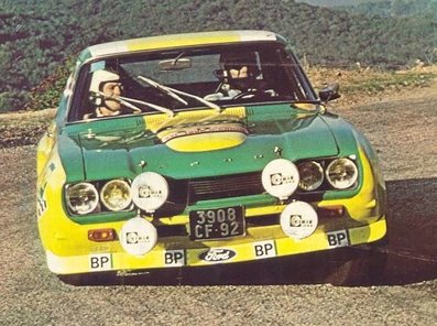 Jean Vinatier - Pierre Thimonier
16º Tour de Corse 1972. Ford Capri 2600 (3908 CF 92). Clasificado 7º.

Del 4 al 11 de Noviembre, Ajaccio, Córcega, Francia.
Superficie: asfalto.

El Rally tenia un total de 709.00 km cronometrados divididos en 24 tramos especiales (5 de ellos fueron cancelados, SS1 Port de Coti Chiavari-Stiliccione de 32.00 km, SS2 Sartene - Tirolo de 22.00 km, SS3 Orone - Sotta de 22.00 km, SS19 Luri - Canari de 28.00 km y SS20 Patrimonio-St Pietro de 35.00 km)

Tomaron la salida 49 equipos, finalizaron 30.@
Palabras clave: Jean_Vinatier;Ford;Capri;Corse;Corcega;1972