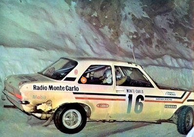 Jean Ragnotti - Pierre Thimonier
41º Rallye Automobile de Monte-Carlo 1972. Opel Ascona 1.9 (1970 XT 75). Clasificado 9º.

Del 21 al 28 de Enero, Monte-Carlo.
Superficie: asfalto - nieve.

El Rally constaba de 2 etapas y 437.50 km cronometrados divididos en 16 tramos especiales.

Se inscribieron 299 equipos, tomaron la salida 264, finalizaron 40.@
Palabras clave: Jean_Ragnotti;Opel;Ascona;Montecarlo;1972;nieve