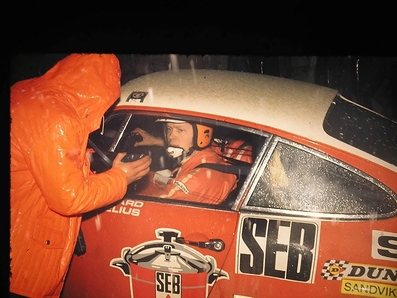 Björn Waldegård - Hans Thorszelius
41º Rallye Automobile de Monte-Carlo 1972. Porsche 911 S (S-AK 1337). Abandonó por accidente.

Del 21 al 28 de Enero, Monte-Carlo.
Superficie: asfalto - nieve.

El Rally constaba de 2 etapas y 437.50 km cronometrados divididos en 16 tramos especiales.

Se inscribieron 299 equipos, tomaron la salida 264, finalizaron 40.@
Palabras clave: ;Hans_Thorszelius;Montecarlo;1972;Personajes