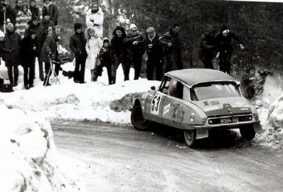 Richard Bochnicek - Sepp-Dieter Kernmayer
41º Rallye Automobile de Monte-Carlo 1972. Citröen DS 21 (W 584.140). Abandonó.

Del 21 al 28 de Enero, Monte-Carlo.
Superficie: asfalto - nieve.

El Rally constaba de 2 etapas y 437.50 km cronometrados divididos en 16 tramos especiales.

Se inscribieron 299 equipos, tomaron la salida 264, finalizaron 40.@
Palabras clave: Citroen;DS_21;Montecarlo;1972