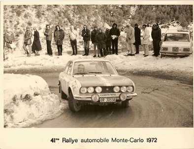 Estanislao Reverter - Antonio Freire
41º Rallye Automobile de Monte-Carlo 1972. Seat 124 Sport 1600 (OR-30556). Abandonó, desconocemos el motivo.

Del 21 al 28 de Enero, Monte-Carlo.
Superficie: asfalto - nieve.

El Rally constaba de 2 etapas y 437.50 km cronometrados divididos en 16 tramos especiales.

Se inscribieron 299 equipos, tomaron la salida 264, finalizaron 40.@@
Palabras clave: Estanislao_Reverter;Montecarlo;Seat;Sport;1972