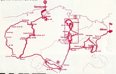 7º Rally Firestone 1973
Recorrido

Del 6 al 8 de Abril. Coef. 7,4.
Puntuable para el Campeonato de Europa de Rallyes para conductores.
Organizador Real Peña Motorista de Vizcaya.

El Rally tenia un total de 1505 Km de los que 383 Km divididos en 27 tramos, eran especiales.

Se inscribieron 96 equipos, tomaron la salida 71, finalizaron 27.
Palabras clave: Recorrido;Firestone;1973