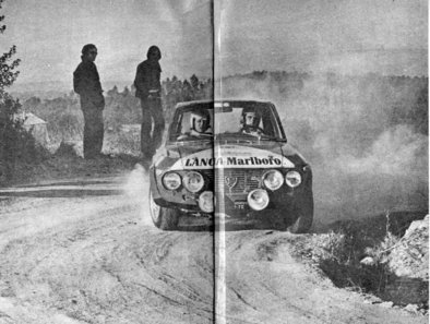 Sandro Munari - Mario Mannucci
21º Rally Costa Brava 1973. Lancia Fulvia 1.6 Coupé HF (TO H23322). Clasificado 1º.

Del 10 al 12 de Febrero, Barcelona, Catalunya, España.
Superficie: asfalto - tierra.

Tomaron la salida 51 equipos, finalizaron 16.@
Palabras clave: Sandro_Munari;Mario_Mannucci;Lancia;Fulvia;Coupe;Costa_Brava;1973