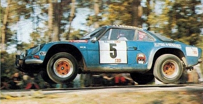 Jean-Luc Thérier - Jacques Jaubert
7º Rali Internacional TAP 1973. Alpine-Renault A110 1800 (8691 HG 76) Clasificado 1º.

Del 13 al 18 de Marzo, Estoril, Cascais, Lisboa, Portugal.
Superficie: asfalto - tierra.

El Rally tenia un total de 4600.00 km de los que 397.50 km divididos en 32 tramos eran especiales.

Se inscribieron 90 equipos, tomaron la salida 79, finalizaron 23.@
Palabras clave: ;Alpine;Portugal;A110;1973;
