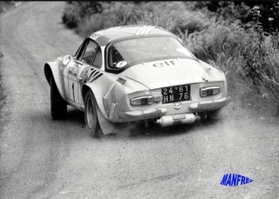 Jean-Luc Thérier - Jacques Jaubert
15º Rally San Remo 1973. Alpine-Renault A110 1800 (2461 HN 76). Clasificado 1º.

Del 10 al 13 de Octubre, Sanremo, Liguria, Imperia, Italia.
Superficie: asfalto - tierra.

El Rally tenia un total de 1791.00 km, de los que 369.30 km divididos en 37 tramos eran especiales (2 de ellas fueron canceladas, SS11 y SS16 Del Serre 1 y 2 de 7.5 km).

Se inscribieron 120 equipos, tomaron la salida 107, finalizaron 36.@
Palabras clave: Jean-Luc_Therier;Sanremo;Renault;Alpine;1973