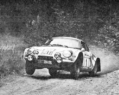 Jean-Luc Thérier - Jacques Jaubert
15º Rally San Remo 1973. Alpine-Renault A110 1800 (2461 HN 76). Clasificado 1º.

Del 10 al 13 de Octubre, Sanremo, Liguria, Imperia, Italia.
Superficie: asfalto - tierra.

El Rally tenia un total de 1791.00 km, de los que 369.30 km divididos en 37 tramos eran especiales (2 de ellas fueron canceladas, SS11 y SS16 Del Serre 1 y 2 de 7.5 km).

Se inscribieron 120 equipos, tomaron la salida 107, finalizaron 36.@
Palabras clave: ;Sanremo;Renault;Alpine;1973