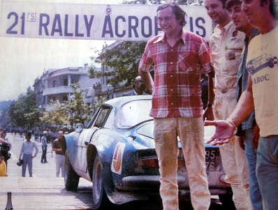 Jean-Luc Thérier - Christian Delferrier
21º Acropolis Rally 1973. Alpine-Renault A110 1800 (8697 HG 76). Clasificado 1º.

Del 23 al 27 de Mayo, Atenas, Grecia.
Superficie: tierra.

El Rally tenia un total de 3336.15 Km de los que 556.35 Km divididos en 47 tramos eran especiales (2 de ellos fueron cancelados SS20 Pilion de 19.30 Km y SS33 Klitoria de 9.90 Km).

Tomaron la salida 83 equipos, finalizaron 11.@
Palabras clave: ;Renault;A110;Grecia;Acropolis;1973