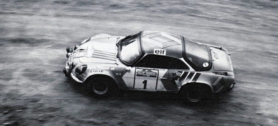 Jean-Luc Thérier - Jacques Jaubert
15º Rally San Remo 1973. Alpine-Renault A110 1800 (2461 HN 76). Clasificado 1º.

Del 10 al 13 de Octubre, Sanremo, Liguria, Imperia, Italia.
Superficie: asfalto - tierra.

El Rally tenia un total de 1791.00 km, de los que 369.30 km divididos en 37 tramos eran especiales (2 de ellas fueron canceladas, SS11 y SS16 Del Serre 1 y 2 de 7.5 km).

Se inscribieron 120 equipos, tomaron la salida 107, finalizaron 36.@
Palabras clave: ;Sanremo;Renault;Alpine;1973