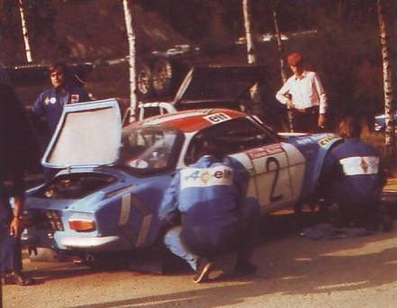Asistencia en el 44º Österreichische Alpenfahrt 1973
En el Alpine-Renault A110 1800 (6886 HM 76) de Bernard Darniche - Alain Mahé, Clasificado 2º.

Del 12 al 14 de Septiembre, Baden, Austria.
Superficie: tierra.

El Rallye tenia un total de 2,314.50 km de los que 324,50 km divididos en 31 tramos eran especiales (2 de ellos fueron cancelados, SS2 y SS22).

Se inscribieron 97 equipos, tomaron la salida 97, finalizaron 25.@
Palabras clave: ;Austria;Renault;Alpine;1973