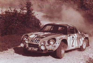 Bernard Darniche - Alain Mahé
44º Österreichische Alpenfahrt 1973. Renault-Alpine A110 1800 (6886 HM 76). Clasificado 2º.

Del 12 al 14 de Septiembre, Baden, Austria.
Superficie: tierra.

El Rallye tenia un total de 2,314.50 km de los que 324,50 km divididos en 31 tramos eran especiales (2 de ellos fueron cancelados, SS2 y SS22).

Se inscribieron 97 equipos, tomaron la salida 97, finalizaron 25.@
Palabras clave: ;Austria;Renault;Alpine;1973