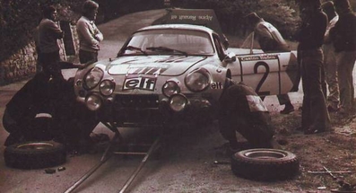 Asistencia en el 44º Österreichische Alpenfahrt 1973
En el Alpine-Renault A110 1800 (6886 HM 76) de Bernard Darniche - Alain Mahé, Clasificado 2º.

Del 12 al 14 de Septiembre, Baden, Austria.
Superficie: tierra.

El Rallye tenia un total de 2,314.50 km de los que 324,50 km divididos en 31 tramos eran especiales (2 de ellos fueron cancelados, SS2 y SS22).

Se inscribieron 97 equipos, tomaron la salida 97, finalizaron 25.@
Palabras clave: ;Austria;Renault;Alpine;A110;1973